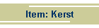 Item: Kerst